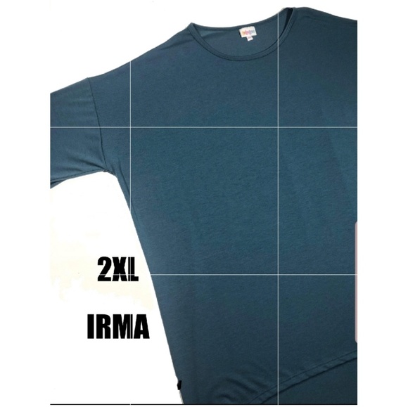 LuLaRoe Tops - LULAROE 2XL Irma NWT Teal **LOOKKK